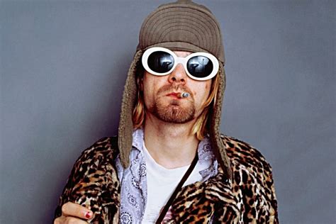 kurt cobain in white sunglasses|christian roth kurt cobain sunglasses.